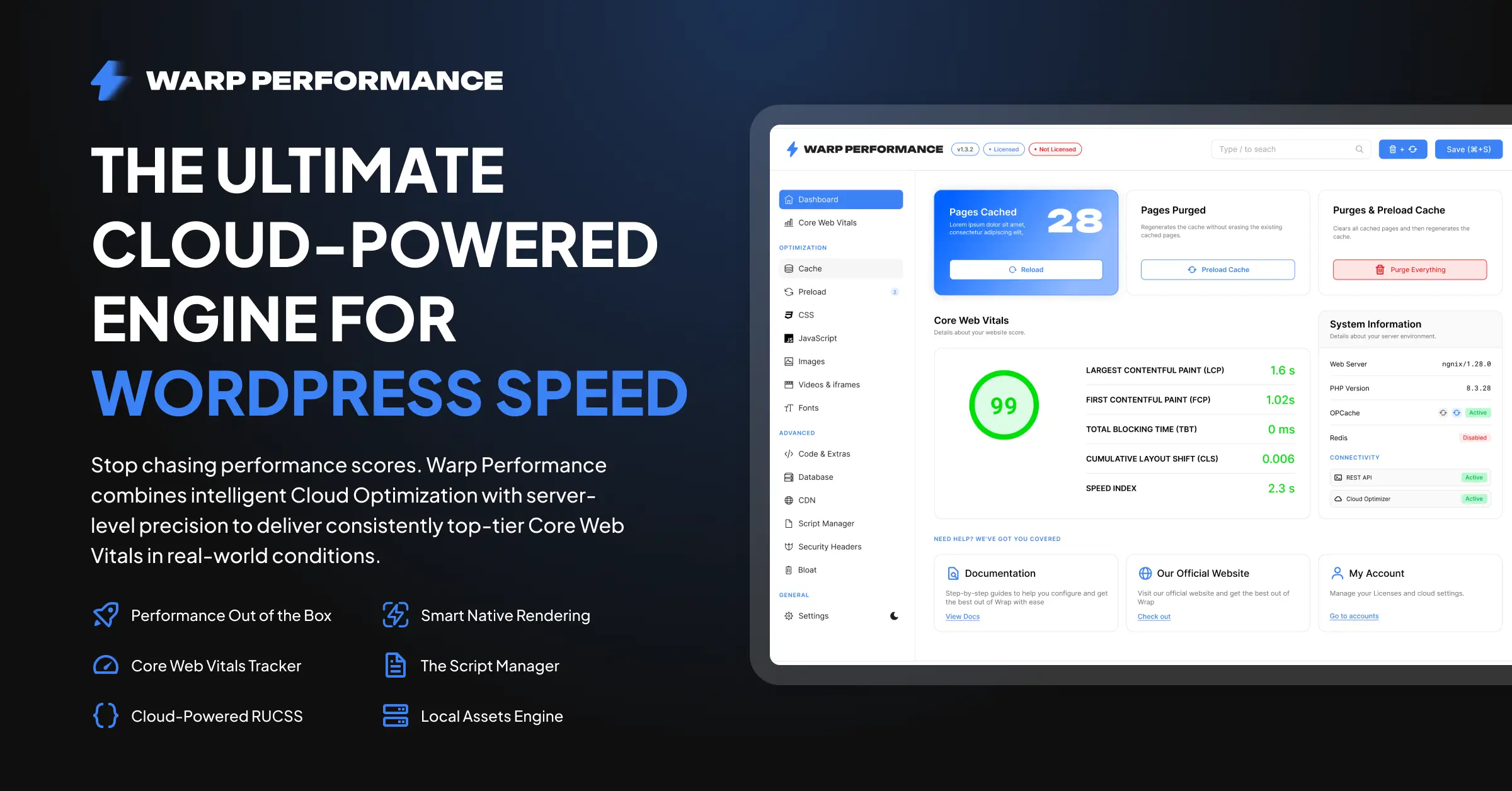 WARP Performance - WP at Warp Speed